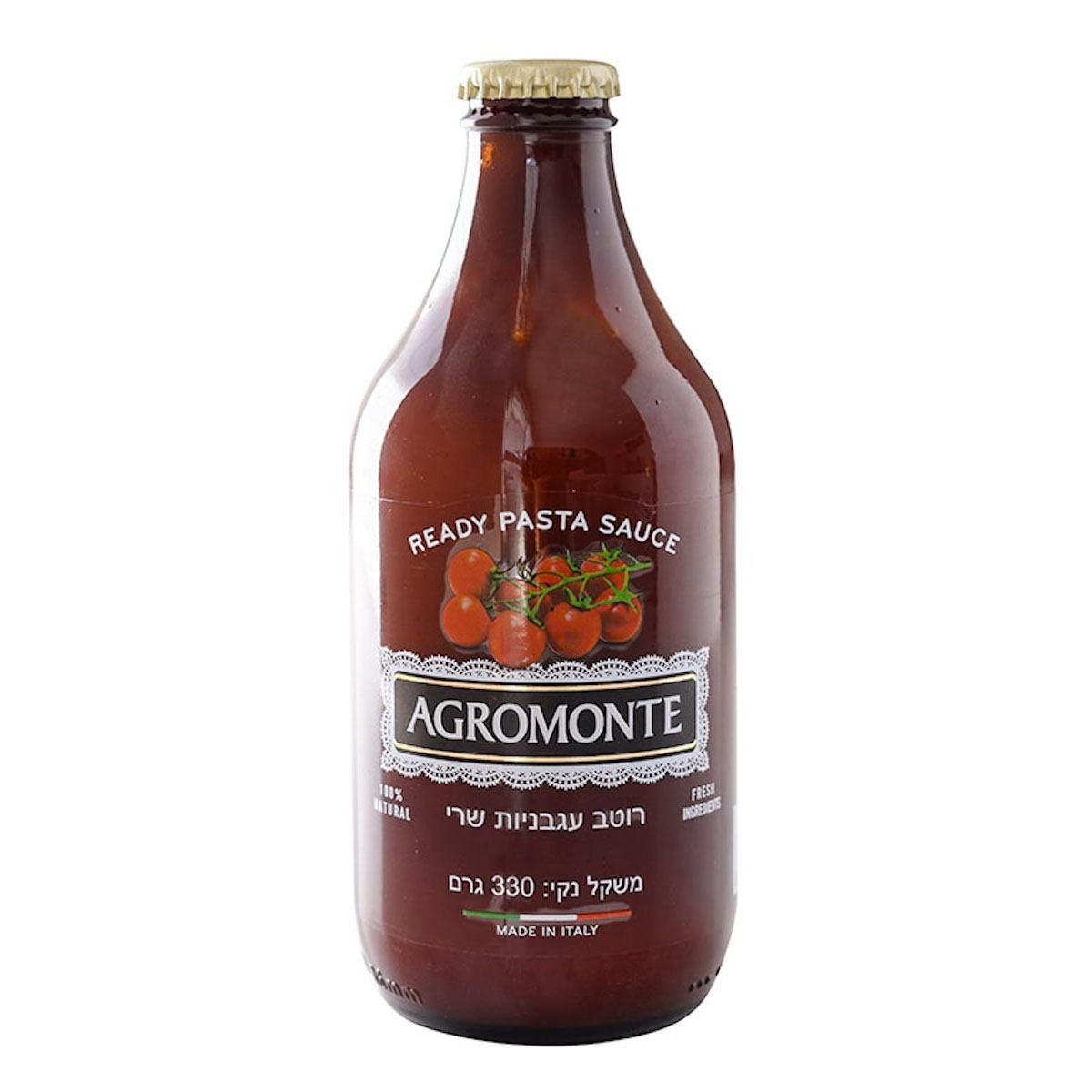 רוטב עגבניות שרי בקבוק 330 גרם אגרומנטה